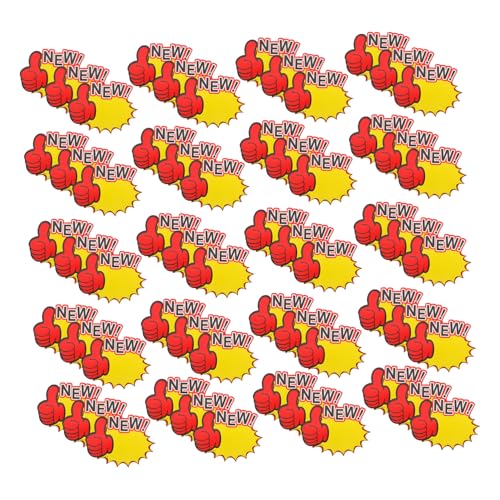 MAGICLULU 100 Stück Explosiver preisschilder verkaufsdisplay Preisetikettierung Preiszeichen Preisanhänger Verkaufsschild-Tags Verkaufsanhänger für den Einzelhandel Papier MAGICLULU 100 Stück Explosiver preisschilder verkaufsdisplay Preisetikettierung Preiszeichen Preisanhänger Verkaufsschild-Tags Verkaufsanhänger für den Einzelhandel Papier von MAGICLULU