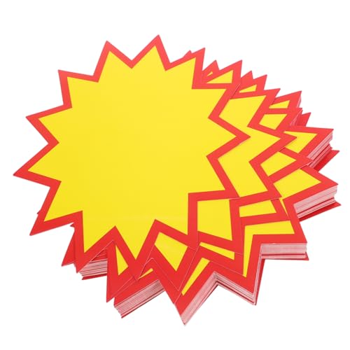 MAGICLULU 100 Stück Explosivstoff Aufkleber Preisschild Förmige Etiketten Preisaufkleber Kleine Einzelhandels Großschilder Klebeaufkleber Leere Etiketten Werbeaufkleber MAGICLULU 100 Stück Explosivstoff Aufkleber Preisschild Förmige Etiketten Preisaufkleber Kleine Einzelhandels Großschilder Klebeaufkleber Leere Etiketten Werbeaufkleber von MAGICLULU