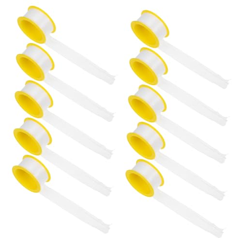 MAGICLULU 100 Stück Gewindedichtband Für Duschkopf Fadenband Gasband Anti-rutsch-band Duschkopfband Wohnmobil-dachband Klempnerband Für Duschkopf Wasserfestes Klebeband Klar Wasserband Ptfe von MAGICLULU