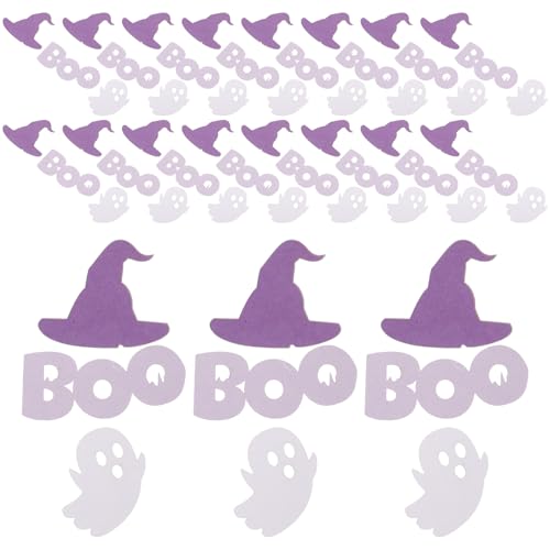MAGICLULU 100 Stück Halloween-Party-Konfetti Hexenhut Geist Buh Papierkonfetti Für Halloween-Dekoration 4 5 X 2 0 Cm MAGICLULU 100 Stück Halloween-Party-Konfetti Hexenhut Geist Buh Papierkonfetti Für Halloween-Dekoration 4 5 X 2 0 Cm von MAGICLULU