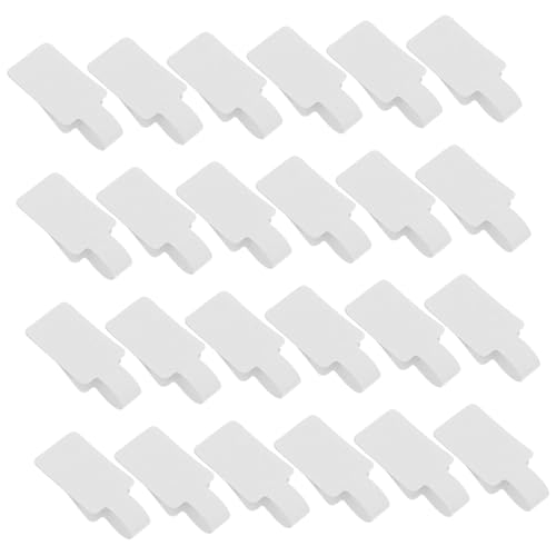 MAGICLULU 100 Stück Preisschildpapier Diy-etiketten Aufkleber Zur Identifizierung Von Schmuck Etiketten Anzeigen Klebeetikett Aufkleber Kleberaufkleber Schmucketikettenaufkleber Weiß von MAGICLULU