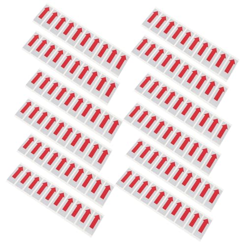 MAGICLULU 100 Stück Rote Aufkleber für Versiegeln von Tüten Selbstklebende Etiketten für Müllsäcke Umschläge Starke Haftung für Vielseitige Anwendungen von MAGICLULU