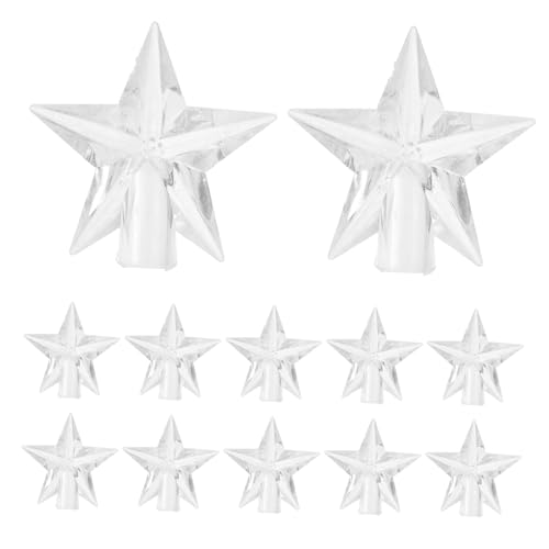 MAGICLULU 100 Stücke Stern Modellierung Lampe Birne Abdeckung String Glühbirne Einfache Lampe Abdeckung Für Weihnachten Decor von MAGICLULU