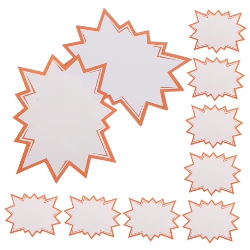MAGICLULU 100 Stück Show Label Tag Display Schilder Etiketten Kleine Einzelhandelsschilder Preisauszeichner Etiketten Schilder Verkaufsschilder Für Einzelhandelsgeschäft Papier von MAGICLULU