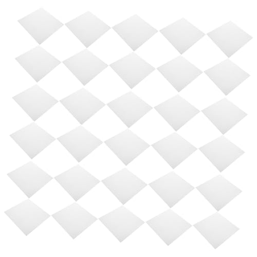 MAGICLULU 100 Stück Umzugspapier Schutz zerbrechlicher Gegenstände Versandschutzpapier Verpackung zerbrechlicher Gegenstände quadratisches Geschenkpapier Kunstwerk-Packpapier Weiß von MAGICLULU