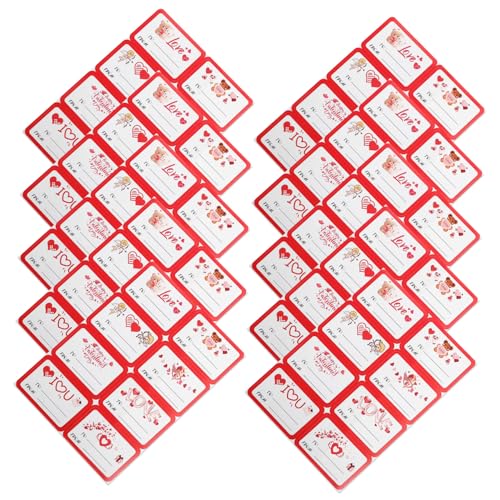 MAGICLULU 10Blätter Selbstklebende Valentinstag Aufkleber Kartonversiegelungsaufkleber mit Rahmen Etiketten für Partygeschenke Umschläge und DIY Projekte MAGICLULU 10Blätter Selbstklebende Valentinstag Aufkleber Kartonversiegelungsaufkleber mit Rahmen Etiketten für Partygeschenke Umschläge und DIY Projekte von MAGICLULU