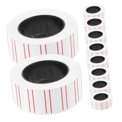 MAGICLULU 10Rollen Preisschilder Selbstklebende Preisaufkleber Weiße Etiketten Für Einzelhandel Insgesamt Für Preisauszeichner Etikettierung MAGICLULU 10Rollen Preisschilder Selbstklebende Preisaufkleber Weiße Etiketten Für Einzelhandel Insgesamt Für Preisauszeichner Etikettierung von MAGICLULU