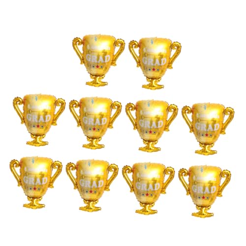 MAGICLULU Graduation Party Ballons Set 10 Stücke Aluminium Folie Trophäe Form Geburtstag Dekorative Ballons MAGICLULU Graduation Party Ballons Set 10 Stücke Aluminium Folie Trophäe Form Geburtstag Dekorative Ballons von MAGICLULU