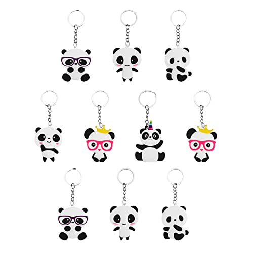 MAGICLULU 10Stücke Panda Schlüsselanhänger Teilig Niedliche Panda Dekoration Vielseitige Taschenanhänger für Handys und Taschen Leicht und Platzsparend Kreative Geschenkidee MAGICLULU 10Stücke Panda Schlüsselanhänger Teilig Niedliche Panda Dekoration Vielseitige Taschenanhänger für Handys und Taschen Leicht und Platzsparend Kreative Geschenkidee von MAGICLULU