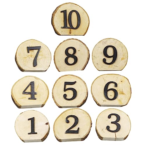 MAGICLULU 10Stücke Tischnummern Aus Holz Teiliges Aufsteller Für Feiern Für Hochzeiten Und Veranstaltungen Moderne Tischdekoration MAGICLULU 10Stücke Tischnummern Aus Holz Teiliges Aufsteller Für Feiern Für Hochzeiten Und Veranstaltungen Moderne Tischdekoration von MAGICLULU