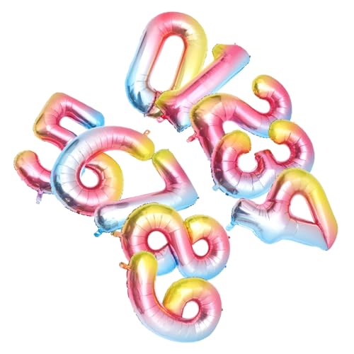 MAGICLULU Geburtstag Luftballons Zahlenballons Set Folienballons Für Geburtstagsfeier Deko Lustige Luftballons Und Für Geburtstagsfeiern Und Partys Geburtstagsballons Stehend MAGICLULU Geburtstag Luftballons Zahlenballons Set Folienballons Für Geburtstagsfeier Deko Lustige Luftballons Und Für Geburtstagsfeiern Und Partys Geburtstagsballons Stehend von MAGICLULU