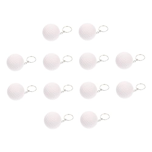 MAGICLULU 12 Golf Schlüsselanhänger Golfbälle Schlüsselanhänger Für Sport Schlüsselanhänger Kleine Golf Schlüsselanhänger Partygeschenke Für Schlüsselanhänger Für Sportbälle von MAGICLULU