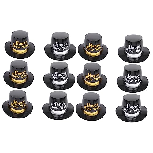 MAGICLULU 12 Stck Teiliges Neujahr Partyset mit Schwarzen und Goldenen Papier Partyhüten Leichte Bequeme Silvester Kopfbedeckungen für Festliche Kostüme und Foto Requisiten für MAGICLULU 12 Stck Teiliges Neujahr Partyset mit Schwarzen und Goldenen Papier Partyhüten Leichte Bequeme Silvester Kopfbedeckungen für Festliche Kostüme und Foto Requisiten für von MAGICLULU