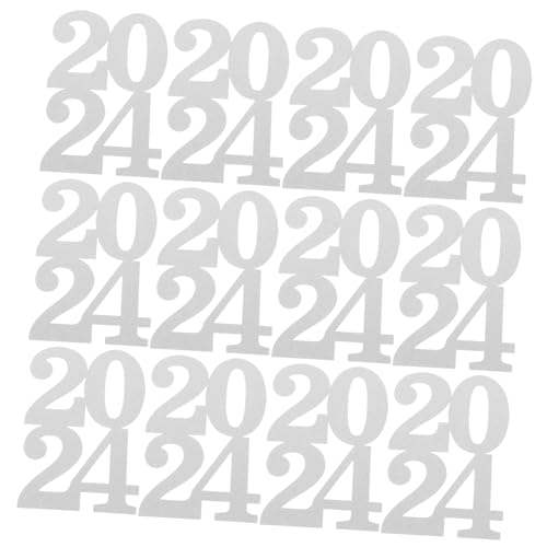MAGICLULU Graduation Decor 12 Stücke 2024 Ausschnitt Tags Vase Decor Konfetti Poers Für Party Supplies von MAGICLULU