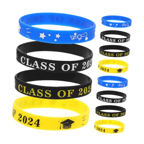 MAGICLULU 12 Stück Abschlussarmband 2024 Abschlussdekor Individuelle Armbänder Für Veranstaltungen Abschluss Bilderrahmen Glückwunschbanner Abschlussbanner Abschlusssaison MAGICLULU 12 Stück Abschlussarmband 2024 Abschlussdekor Individuelle Armbänder Für Veranstaltungen Abschluss Bilderrahmen Glückwunschbanner Abschlussbanner Abschlusssaison von MAGICLULU
