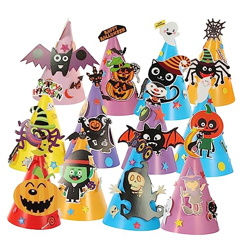 MAGICLULU 12 Stück Halloween Partyhüte Halloween Fotoautomaten Halloween Dekoration Geburtstagsparty Hüte Kinderparty Hüte Festival Hut Halloween Zauberer Hut Halloween Kostüm MAGICLULU 12 Stück Halloween Partyhüte Halloween Fotoautomaten Halloween Dekoration Geburtstagsparty Hüte Kinderparty Hüte Festival Hut Halloween Zauberer Hut Halloween Kostüm von MAGICLULU