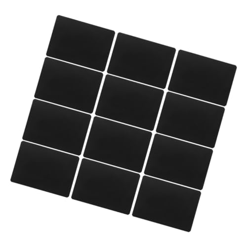 MAGICLULU 12 Stück Preisschild Zeichenschild Planke Stichworte Schilder-display-tag Regalanhänger Für Drahtregale Stabiler Preisanzeige Zeichen Black Abs von MAGICLULU