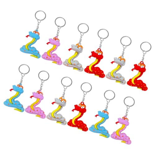 MAGICLULU 12 Stück Schlangen-schlüsselanhänger Charms Anhänger Schlangenanhänger Zur Schmuckherstellung Schlangenjahr-gebetsdekorationsanhänger Chinesische Neujahrszauber Weiches Gummi MAGICLULU 12 Stück Schlangen-schlüsselanhänger Charms Anhänger Schlangenanhänger Zur Schmuckherstellung Schlangenjahr-gebetsdekorationsanhänger Chinesische Neujahrszauber Weiches Gummi von MAGICLULU