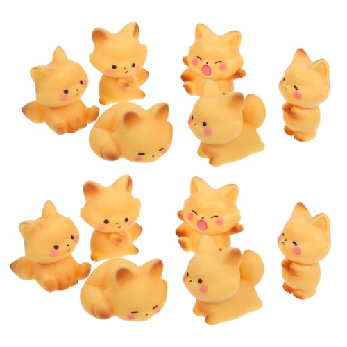 MAGICLULU 12 Stück Teiliges Fuchs Deko aus Resin Detailreiche Kleine Figuren für Terrarien Hochzeitstisch und Dusche Kompakte Wohnaccessoires für Verspielte Raumgestaltung MAGICLULU 12 Stück Teiliges Fuchs Deko aus Resin Detailreiche Kleine Figuren für Terrarien Hochzeitstisch und Dusche Kompakte Wohnaccessoires für Verspielte Raumgestaltung von MAGICLULU