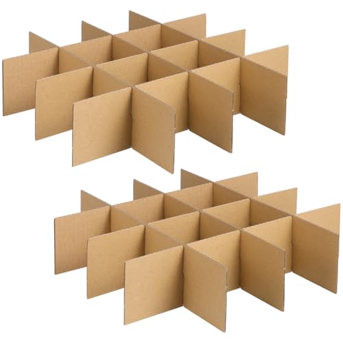 MAGICLULU 12 Stück Umzugskarton-Gläser-Trennwand-Sets Für Den Umzug Trennwände Aus Pappe Weingläser Kartonfächer Trennwände Glaswaren Geschirr Verpackungsmaterial Verpackungskartons MAGICLULU 12 Stück Umzugskarton-Gläser-Trennwand-Sets Für Den Umzug Trennwände Aus Pappe Weingläser Kartonfächer Trennwände Glaswaren Geschirr Verpackungsmaterial Verpackungskartons von MAGICLULU