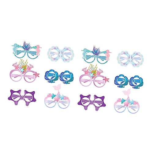 MAGICLULU 12 Stück sommerparty versorgung Gläser zum Thema für geformt Poolparty partyhüte kinderknallzeug Brille mit -Meerjungfrau- foto requisiten das Papier MAGICLULU 12 Stück sommerparty versorgung Gläser zum Thema für geformt Poolparty partyhüte kinderknallzeug Brille mit -Meerjungfrau- foto requisiten das Papier von MAGICLULU