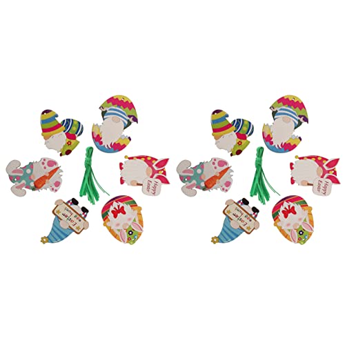 MAGICLULU 12 Stücke Holz Ostern GNOME Bord Festliche Dekorationen Für Erwachsene Jungen Und Mädchen Home Dekorationen MAGICLULU 12 Stücke Holz Ostern GNOME Bord Festliche Dekorationen Für Erwachsene Jungen Und Mädchen Home Dekorationen von MAGICLULU