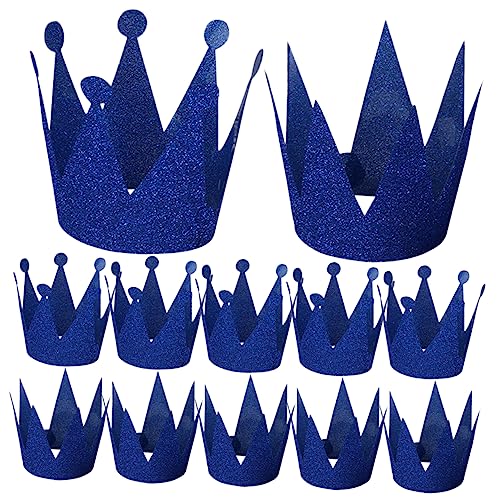 MAGICLULU 12st Kronenhut Verrückter Hut Erster Geburtstag Kindergeburtstag Partyhut Muffinförmchen Hundegeburtstagsmütze Cupcake-halter Dekoration Cupcake-liner Hüte Kuchen Blue Papier MAGICLULU 12st Kronenhut Verrückter Hut Erster Geburtstag Kindergeburtstag Partyhut Muffinförmchen Hundegeburtstagsmütze Cupcake-halter Dekoration Cupcake-liner Hüte Kuchen Blue Papier von MAGICLULU