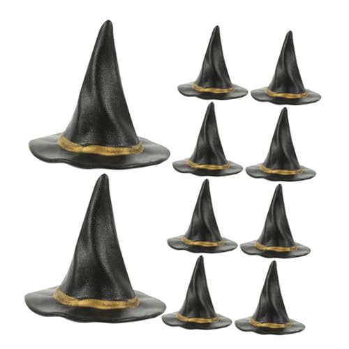 MAGICLULU 12st Mini-hexenhut Lametta Minihüte Zum Basteln Mini-puppenhüte Entlüftungsbürste Halloween-hut-handwerk Automatisches Glas Sockelleiste Mini-panda Kessel Gothic-hut Black Plastik MAGICLULU 12st Mini-hexenhut Lametta Minihüte Zum Basteln Mini-puppenhüte Entlüftungsbürste Halloween-hut-handwerk Automatisches Glas Sockelleiste Mini-panda Kessel Gothic-hut Black Plastik von MAGICLULU