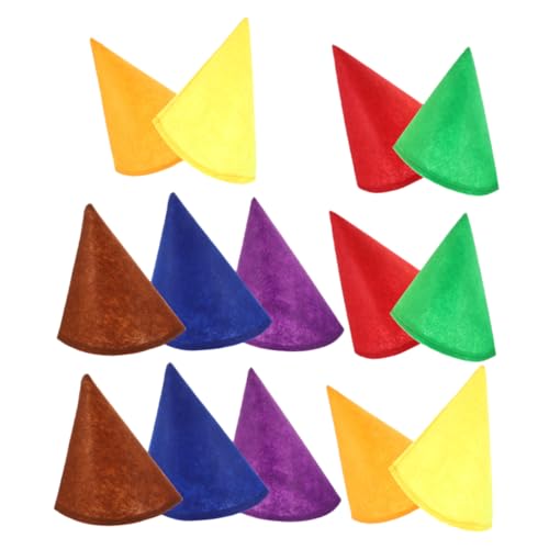 MAGICLULU 14st Weihnachtswichtelmütze Kostüm Hut Kostümhut Lustige Partyhüte Diy Mini-partyhüte Halloween-cosplay-requisiten Weihnachtszwergmütze Kegelhut Geburtstagsparty-hut Filzstoff MAGICLULU 14st Weihnachtswichtelmütze Kostüm Hut Kostümhut Lustige Partyhüte Diy Mini-partyhüte Halloween-cosplay-requisiten Weihnachtszwergmütze Kegelhut Geburtstagsparty-hut Filzstoff von MAGICLULU