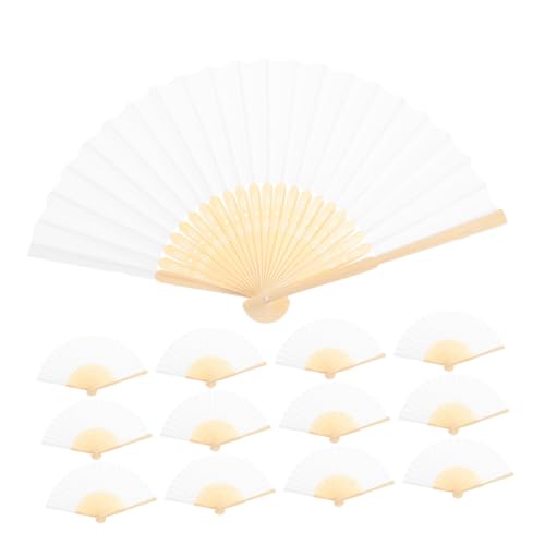 MAGICLULU 15 Stück Teiliges Faltbare Weiße Papierfächer aus für Diy Malerei Kalligraphie Hochzeit Party Dekoration Traditioneller Chinesischer Handfächer MAGICLULU 15 Stück Teiliges Faltbare Weiße Papierfächer aus für Diy Malerei Kalligraphie Hochzeit Party Dekoration Traditioneller Chinesischer Handfächer von MAGICLULU