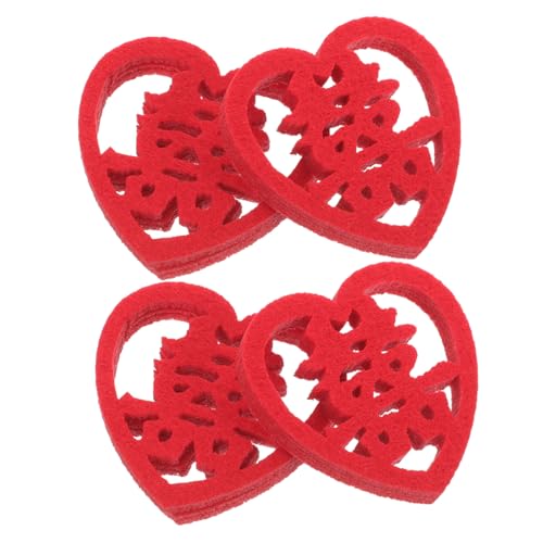 MAGICLULU 150 Stück Mini Stoff-konfetti Fröhliches Herz Kreative Chinesische Hochzeitsstreudeko Non-woven Material Dekorativ für Tisch und Obstschale Festliche Tischdeko MAGICLULU 150 Stück Mini Stoff-konfetti Fröhliches Herz Kreative Chinesische Hochzeitsstreudeko Non-woven Material Dekorativ für Tisch und Obstschale Festliche Tischdeko von MAGICLULU