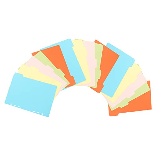 MAGICLULU 15stücke Ordnerteiler Mit Registerkarten Papier Binder Teiler Büro Tab Klassifizierung Tab Teiler Für Notizblöcke Und Loseblattordner MAGICLULU 15stücke Ordnerteiler Mit Registerkarten Papier Binder Teiler Büro Tab Klassifizierung Tab Teiler Für Notizblöcke Und Loseblattordner von MAGICLULU