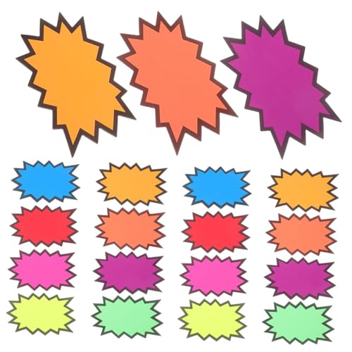 MAGICLULU 160 Stück Explosive Aufkleber Preisschilder Verkaufsetiketten Für Den Einzelhandel Einzelhandelsbedarf Einzelhandelsschilder Einzelhandelsetiketten Verkaufspreisschild von MAGICLULU