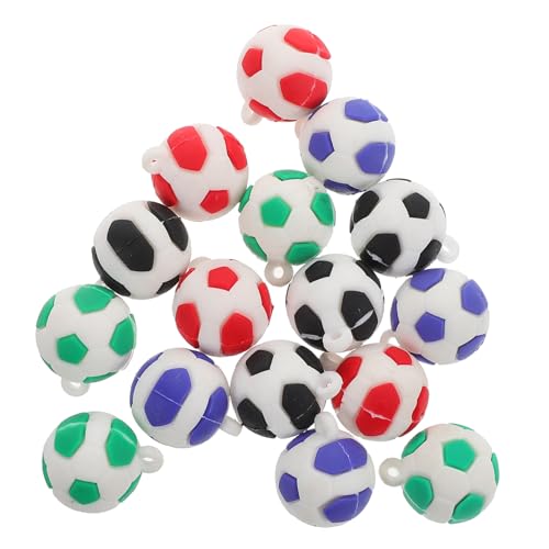 MAGICLULU 16Pcs Realistischer Mini Fußball Charm Schmuck Zaubern MAGICLULU 16Pcs Realistischer Mini Fußball Charm Schmuck Zaubern von MAGICLULU