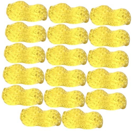 MAGICLULU 17 Stück Zartes Erdnusshandwerk Party Tablett Edelstein Drinnen Quarz Dekoration Schmücken Klein Ornamente Fenster Kernstück Hochzeit Figur Geld Für Fänger Angebot Kristall Orange von MAGICLULU
