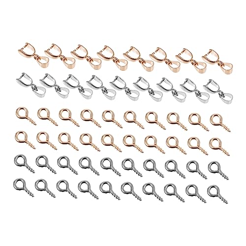 MAGICLULU 1Satz DIY Ösenschrauben Schmuckherstellung für Armbänder Ohrringe Bastelzubehör für Kreative Projekte MAGICLULU 1Satz DIY Ösenschrauben Schmuckherstellung für Armbänder Ohrringe Bastelzubehör für Kreative Projekte von MAGICLULU