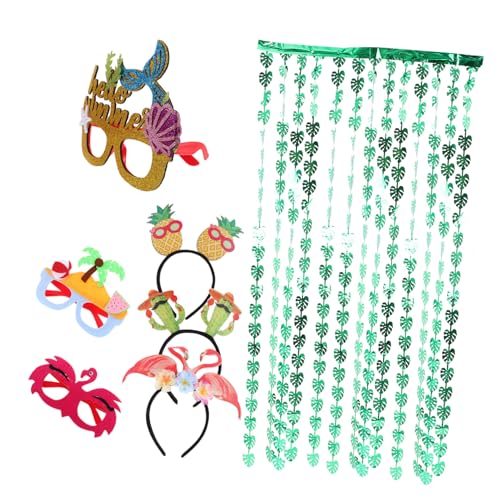 MAGICLULU 1Satz Lustige Sonnenbrillen und Stirnbänder für Luau Dekoration Teiliges für Unvergessliche Feste Stabile und Leichte Materialien für Stundenlangen von MAGICLULU