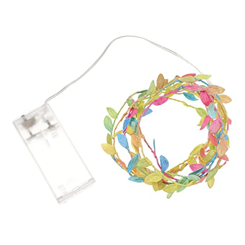 MAGICLULU 1Stück LED String Light Christmas Decoration Bulbs Artificial Rattan Light Battery Operated Warm Fairy Lights For Home Party And Holiday Decor von MAGICLULU
