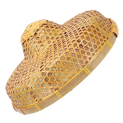 MAGICLULU 1stk Hut Aus Bambus Kinderhüte Gewebte Mütze Sonnenhut Bootsfahrer Surfhut -hut Herrenhut Mit Breiter Krempe Asiatischer Bauernhut Strohkappen Chinesischer Strohhut Khaki MAGICLULU 1stk Hut Aus Bambus Kinderhüte Gewebte Mütze Sonnenhut Bootsfahrer Surfhut -hut Herrenhut Mit Breiter Krempe Asiatischer Bauernhut Strohkappen Chinesischer Strohhut Khaki von MAGICLULU