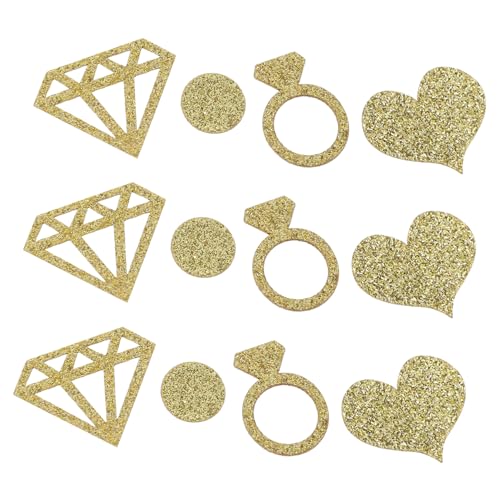 MAGICLULU 2er-pack Herzform Hochzeitsfeier Dekoratives Konfetti Gold Desktop-dekoration Für Konfetti Hochzeit MAGICLULU 2er-pack Herzform Hochzeitsfeier Dekoratives Konfetti Gold Desktop-dekoration Für Konfetti Hochzeit von MAGICLULU
