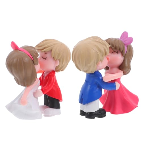 MAGICLULU 2 Paare Cake Topper Kunststoff Figuren Dekoration für Auto Armaturenbrett und Schreibtisch Leichte Hochzeitstorten Deko Kreative Kuss Ornamente Rot Weiß Blau MAGICLULU 2 Paare Cake Topper Kunststoff Figuren Dekoration für Auto Armaturenbrett und Schreibtisch Leichte Hochzeitstorten Deko Kreative Kuss Ornamente Rot Weiß Blau von MAGICLULU
