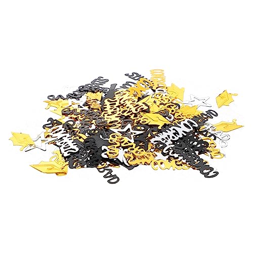 MAGICLULU 2 Packungen Abschlussfeier Dekorationen Grad Aufdecken Abschlussfeier Streut Party Braut- Lieferungen Abschluss Konfetti Dekoration Abschlussfeier Konfetti Plastik von MAGICLULU
