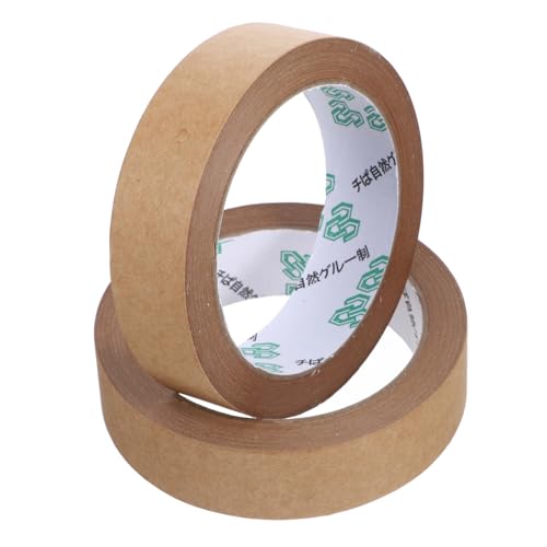 MAGICLULU 2 Rollen Band Schwere Klebrig Weiß Klebeband Wickeln Verstärken Heften Streifen Verstärkt Packband in Großen Mengen Versandband Für Pakete Light Brown Bopp MAGICLULU 2 Rollen Band Schwere Klebrig Weiß Klebeband Wickeln Verstärken Heften Streifen Verstärkt Packband in Großen Mengen Versandband Für Pakete Light Brown Bopp von MAGICLULU