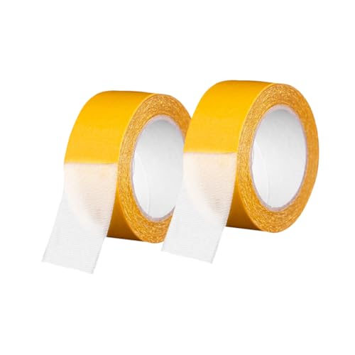 MAGICLULU 2 Rollen Doppelseitiges Klebeband Auf Stoffbasis Teppich Umzugsteppich Stoff Schweres Zweiseitiges Klebeband Für Wände Montageband Dichtungsband Netzband Für von MAGICLULU