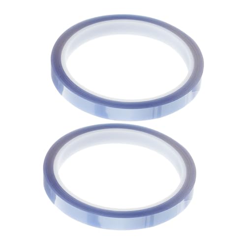 MAGICLULU 2 Rollen hitzebeständiges Klebeband Streifen Thermal- unschmelzbar Wärmeübertragungsband hoch Heizband für Sublimation Sublimations-Kit Sublimationszubehör das Haustier Blau von MAGICLULU