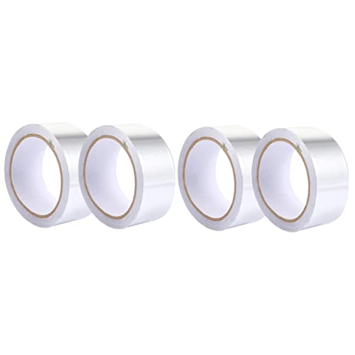 MAGICLULU 2 Sätze Hitzebeständiges Aluminium Klebeband Selbstklebend Dickes Feuerfestes Isolierband Mit Starker Haftung Für Dampfsperre Kabelreparatur Und Wärmeisolierung 2 Stücke * 2 von MAGICLULU