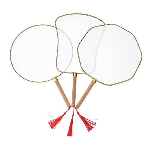 MAGICLULU 2 Sätze Leerer Runder Lüfter Diy -fans Leere Malerei Handfächer Masse Diy -handwerk Malen Handgebläse Leerer Graffiti-fan Malerei-fan Aya-seide Zufällige Farbe 3 Stück * 2 MAGICLULU 2 Sätze Leerer Runder Lüfter Diy -fans Leere Malerei Handfächer Masse Diy -handwerk Malen Handgebläse Leerer Graffiti-fan Malerei-fan Aya-seide Zufällige Farbe 3 Stück * 2 von MAGICLULU