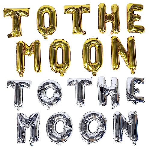 MAGICLULU 2 Sätze Luftballons aus Aluminiumfolie Astronauten Weltraum Themen Ballons für Kindergeburtstag Dekoration für Geburtstagsfeiern und Besondere Anlässe Teilig Praktisch und von MAGICLULU