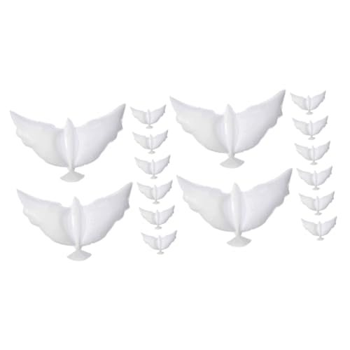 MAGICLULU 2 Sätze Taubenballons Für Hochzeiten Und Partys Dekorative Luftballons Für Besondere Anlässe Pigeon Form Ballons Für Unvergessliche Erinnerungen Und Feierlichkeiten 8 Stücke * 2 von MAGICLULU