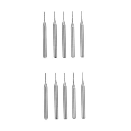 MAGICLULU 2 Sätze Teiliges End Mill Aus Wolframstahl Cnc Fräser Für Kunststoffbearbeitung Präzise Fräser Für Gravur Für Verschiedene Materialien 5 Stück * 2 MAGICLULU 2 Sätze Teiliges End Mill Aus Wolframstahl Cnc Fräser Für Kunststoffbearbeitung Präzise Fräser Für Gravur Für Verschiedene Materialien 5 Stück * 2 von MAGICLULU